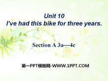 《I/ve had this bike for three years》PPT课件8