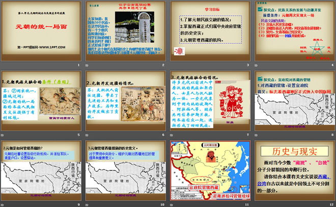《元朝的统一局面》元朝的统治与民族关系的发展PPT课件