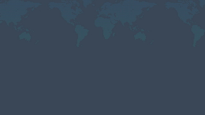 蓝灰色点阵世界地图PPT背景图片