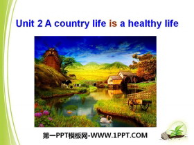 《A country life is a healthy life》PPT课件