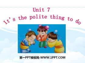 《It/s the polite thing to do》PPT