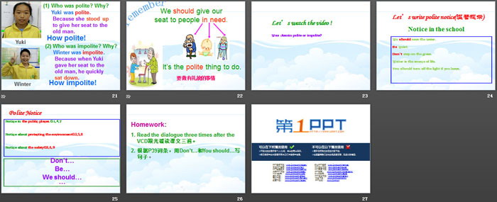 《It\s the polite thing to do》PPT