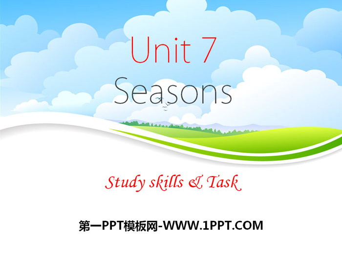 《Seasons》Study skills&TaskPPT