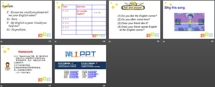 《Does he speak Chinese?》SectionC PPT