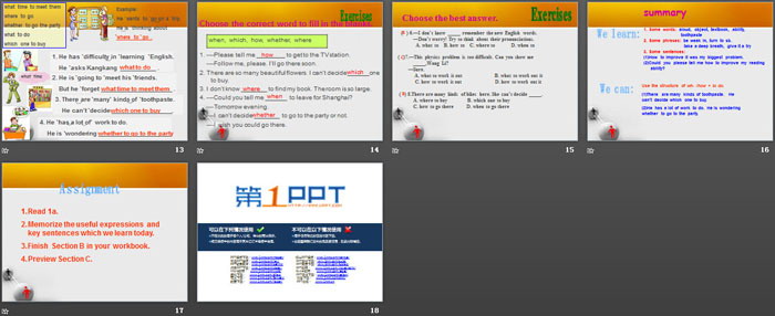 《Could you give us some advice on how to learn English well?》SectionB PPT