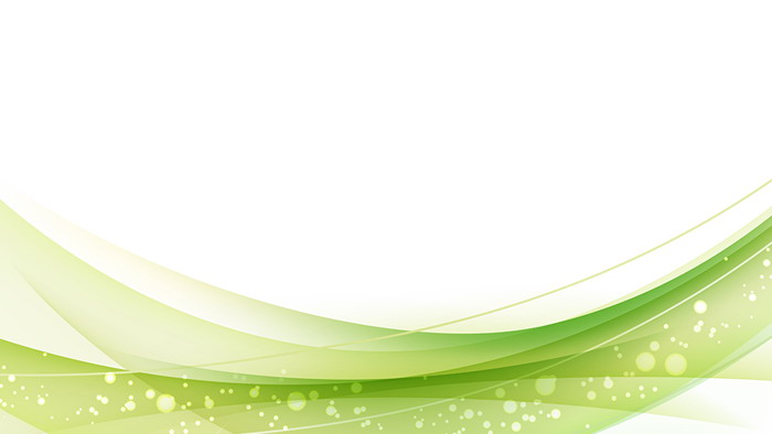 两张绿色清新风格的抽象PPT背景图片