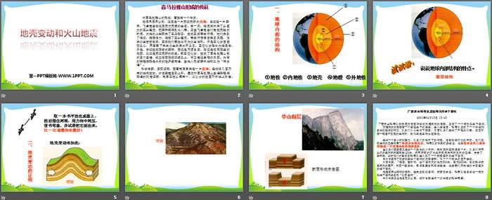 《地壳变动和火山地震》PPT课件