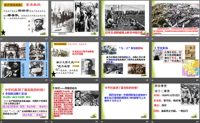 《日本侵华战争的开始》中国抗日战争与世界反法西斯战争PPT