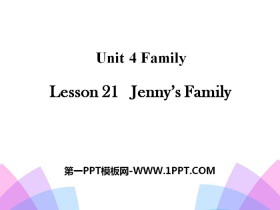 《Jenny/s Family》Family PPT