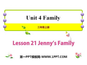 《Jenny/s Family》Family PPT课件