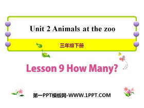 《How many?》Animals at the zoo PPT课件