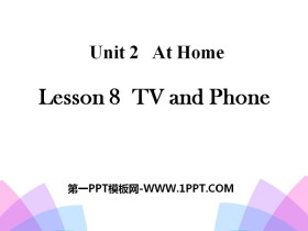 《TV and Phone》At Home PPT