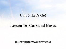 《Cars and Buses》Let/s Go! PPT教学课件
