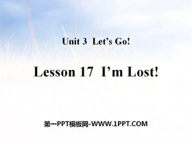 《I/m Lost!》Let/s Go! PPT教学课件