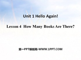 《How Many Books Are There?》Hello Again! PPT