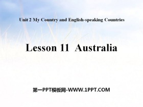 《Australia》My Country and English-speaking Countries PPT课件