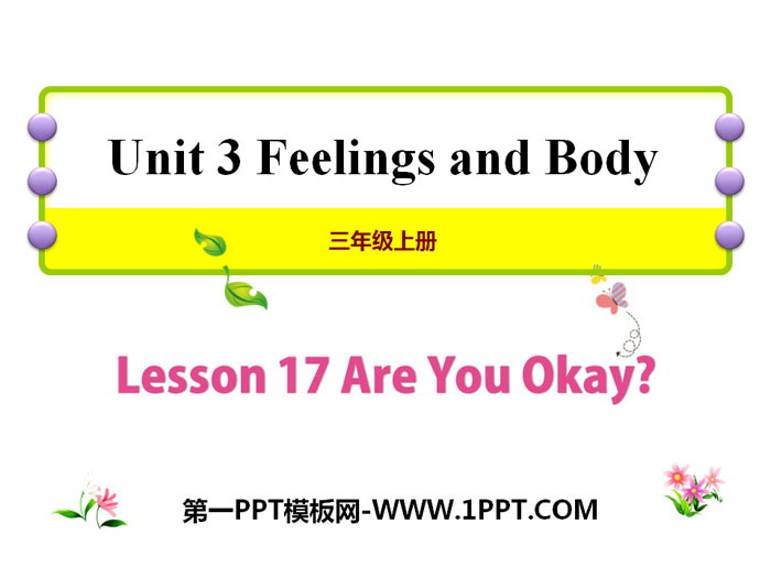 《Are You Okay?》Feelings and Body PPT课件