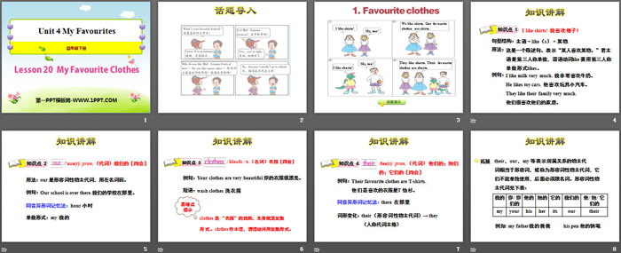 《My Favourite Clothes》My Favourites PPT课件