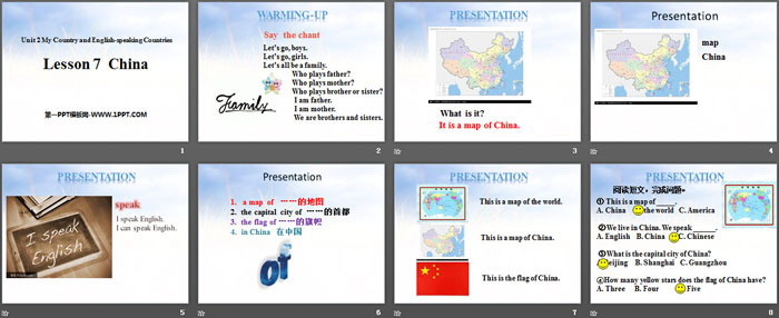《China》My Country and English-speaking Countries PPT课件
