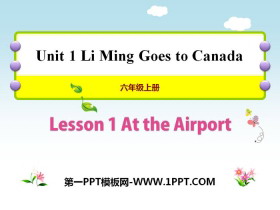 At the AirportLi Ming Goes to Canada PPTμ