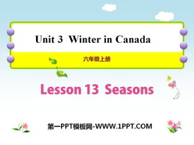 《Seasons》Winter in Canada PPT教学课件