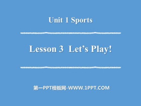 《Let/s Play!》Sports PPT