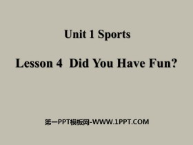 Did You Have Fun?Sports PPT