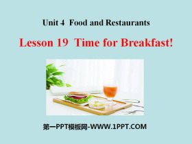 《Time for Breakfast!》Food and Restaurants PPT