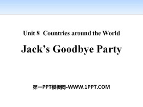 《Jack/s Goodbye Party》Countries around the World PPT课件下载