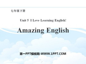 《Amazing English》I Love Learning English PPT课件