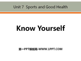 《Know Yourself》Sports and Good Health PPT下载