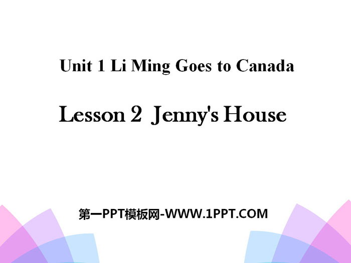《Jenny\s House》Li Ming Goes to Canada PPT