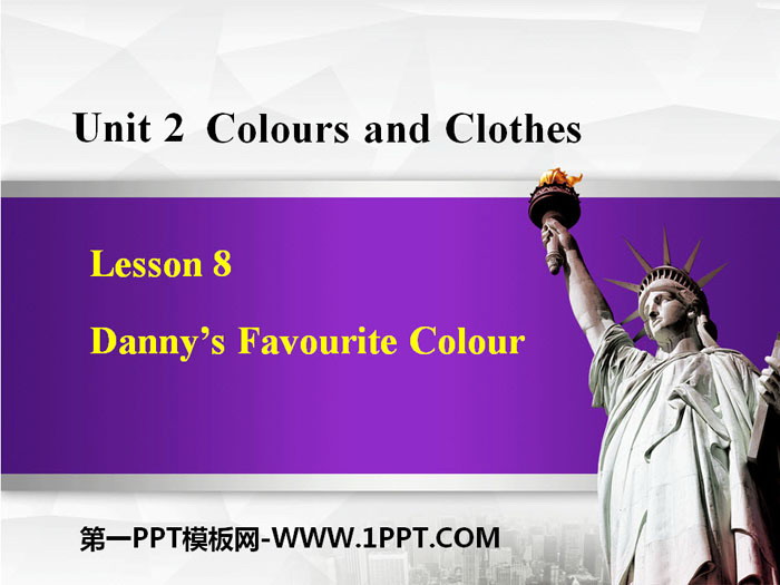 《Danny\s Favourite Colour》Colours and Clothes PPT课件下载
