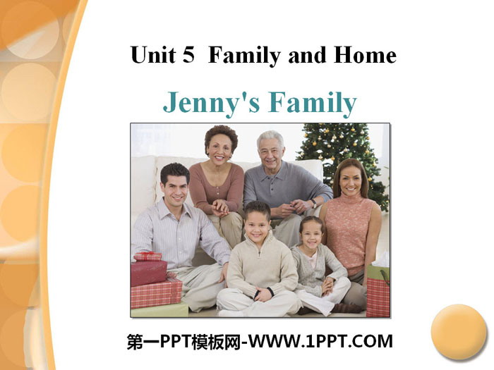 《Jenny\s Family》Family and Home PPT下载