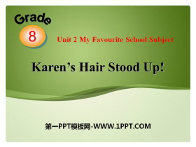 《Karen/s Hair Stood Up!》My Favourite School Subject PPT教学课件