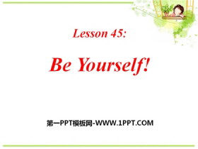 《Be Yourself!》Celebrating Me! PPT