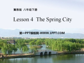 《The Spring City》Spring Is Coming PPT课件