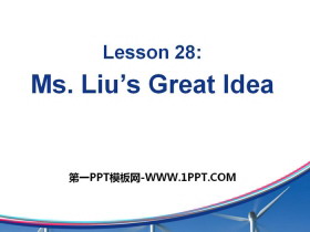《Ms.Liu/s Great Idea》Buying and Selling PPT
