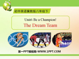 《The Dream Team》Be a Champion! PPT
