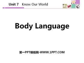 《Body Language》Know Our World PPT教学课件