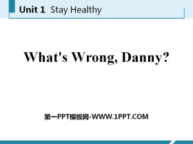 《What/s wrong,Danny?》Stay healthy PPT课件下载