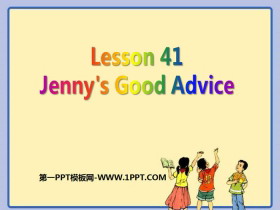 《Jenny/s Good Advice》Work for Peace PPT