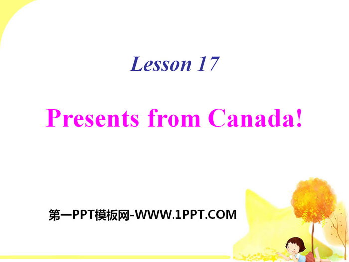 《Presents from Canada!》Families Celebrate Together PPT
