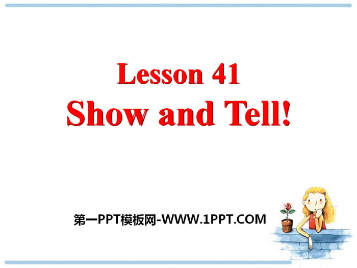 《Show and Tell!》Enjoy Your Hobby PPT