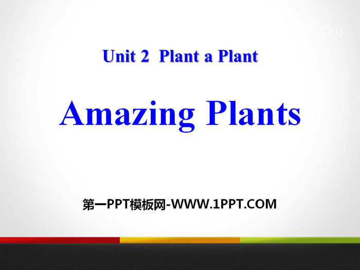 《Amazing Plants》Plant a Plant PPT免费课件