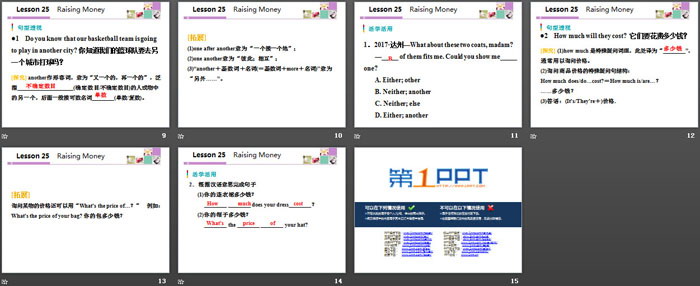 《Raising Money》Buying and Selling PPT教学课件