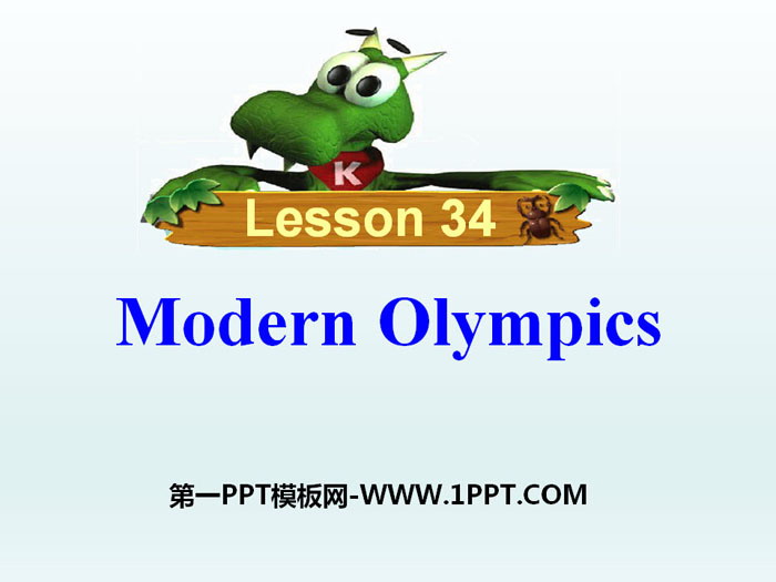 《Modern Olympics》Be a Champion! PPT课件