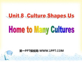 《Home to Many Cultures》Culture Shapes Us PPT免费课件