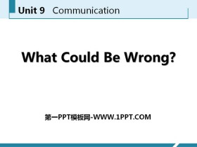 《What Could Be Wrong?》Communication PPT免费课件