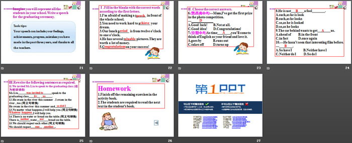 《Ms.Liu\s Speech》Get ready for the future PPT
